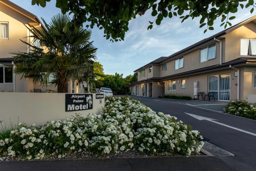 Airport Palms Motel Christchurch Ngoại thất bức ảnh