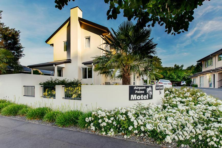 Airport Palms Motel Christchurch Ngoại thất bức ảnh